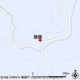 福島県岩瀬郡天栄村牧之内後藤周辺の地図