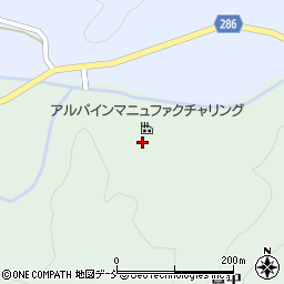 アルパインマニュファクチャリング株式会社　小野町工場周辺の地図