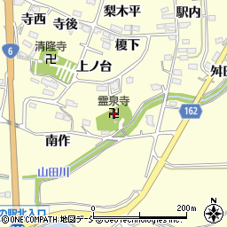霊泉寺周辺の地図