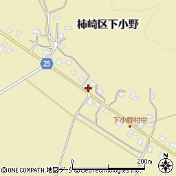 新潟県上越市柿崎区下小野周辺の地図
