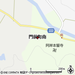 石川県輪島市門前町南周辺の地図