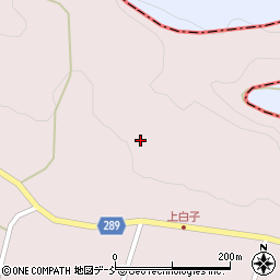 福島県岩瀬郡天栄村白子白山周辺の地図