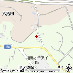 福島県須賀川市大栗池ノ久保周辺の地図