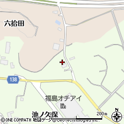 福島県須賀川市大栗（池ノ久保）周辺の地図