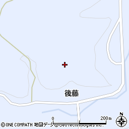福島県岩瀬郡天栄村牧之内後山周辺の地図