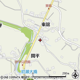 福島県須賀川市田中関平周辺の地図