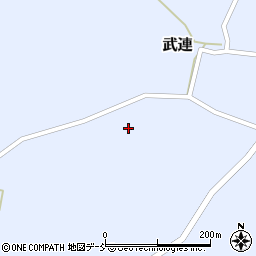 石川県鳳珠郡能登町武連チ周辺の地図