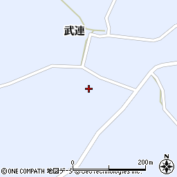 石川県鳳珠郡能登町武連ヘ周辺の地図