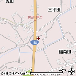 福島県須賀川市前田川三平田89周辺の地図