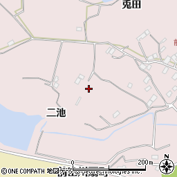 福島県須賀川市前田川（二池）周辺の地図