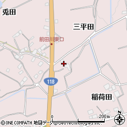 福島県須賀川市前田川三平田79周辺の地図