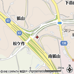 福島県須賀川市雨田狐山94周辺の地図