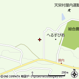 福島県岩瀬郡天栄村下松本横内7周辺の地図