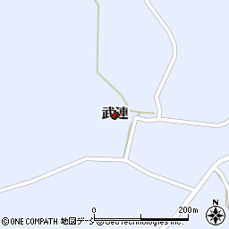 石川県能登町（鳳珠郡）武連周辺の地図