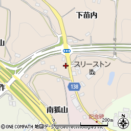 福島県須賀川市雨田下苗内69周辺の地図
