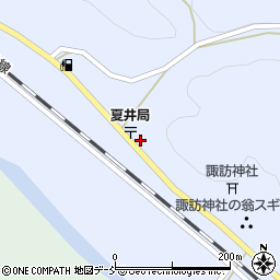 福島県小野町（田村郡）夏井（南原）周辺の地図