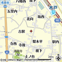 福島県双葉郡楢葉町山田岡古駅周辺の地図