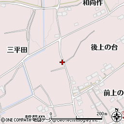 福島県須賀川市前田川三平田107周辺の地図