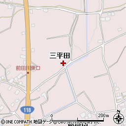 福島県須賀川市前田川三平田61周辺の地図