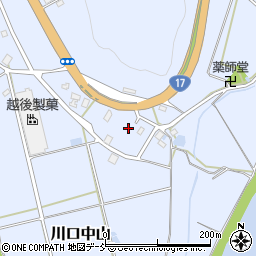 新潟県長岡市川口中山549周辺の地図