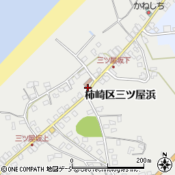 新潟県上越市柿崎区三ツ屋浜87周辺の地図