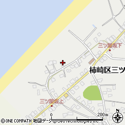 新潟県上越市柿崎区三ツ屋浜56周辺の地図