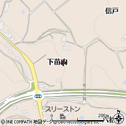 福島県須賀川市雨田（下苗内）周辺の地図