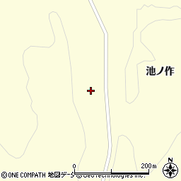 福島県田村郡小野町塩庭梅ノ窪周辺の地図
