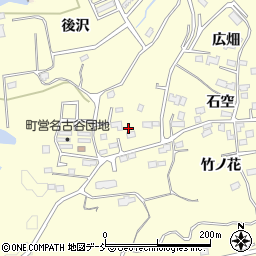 福島県双葉郡楢葉町山田岡名古谷周辺の地図