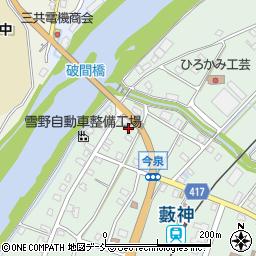 シノハラ理容院周辺の地図