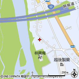 新潟県長岡市川口中山263周辺の地図