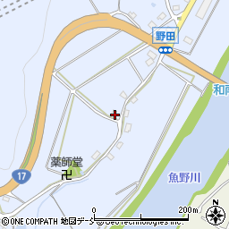 新潟県長岡市川口中山863周辺の地図