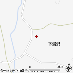 福島県田村郡小野町湯沢下湯沢周辺の地図