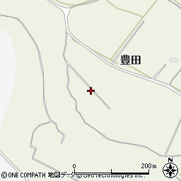 福島県岩瀬郡鏡石町豊田周辺の地図