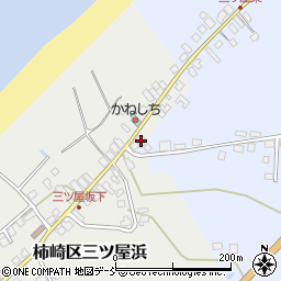 新潟県上越市柿崎区三ツ屋浜186周辺の地図
