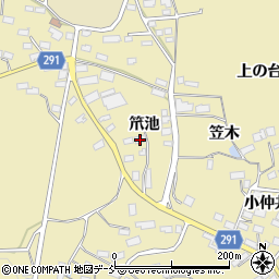福島県須賀川市岩渕笊池42周辺の地図