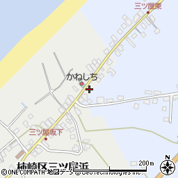 新潟県上越市柿崎区三ツ屋浜185周辺の地図