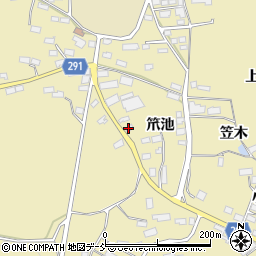 福島県須賀川市岩渕笊池53周辺の地図