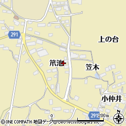 福島県須賀川市岩渕笊池27周辺の地図