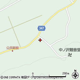 福島県南会津郡下郷町中妻中道周辺の地図