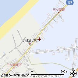 新潟県上越市柿崎区三ツ屋浜183周辺の地図