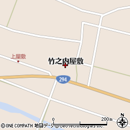 福島県岩瀬郡天栄村上松本竹之内屋敷周辺の地図
