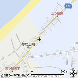 新潟県上越市柿崎区三ツ屋浜182周辺の地図
