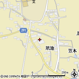 福島県須賀川市岩渕笊池66周辺の地図