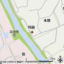 福島県須賀川市市野関（川前）周辺の地図
