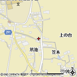 福島県須賀川市岩渕笊池13-1周辺の地図