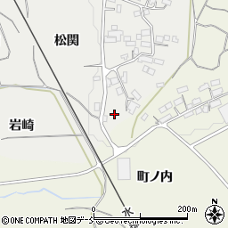 福島県須賀川市市野関岩崎周辺の地図