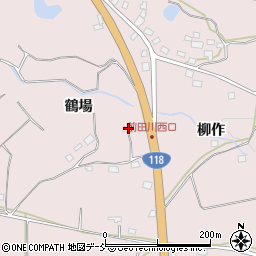 福島県須賀川市前田川鶴場周辺の地図