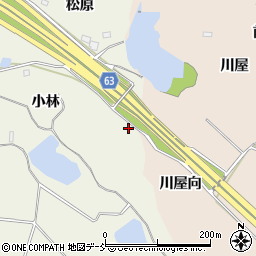 福島県須賀川市日照田小林周辺の地図