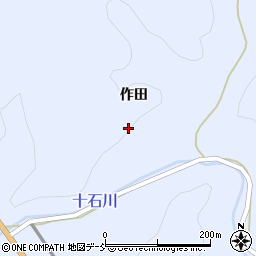 福島県田村郡小野町夏井作田周辺の地図